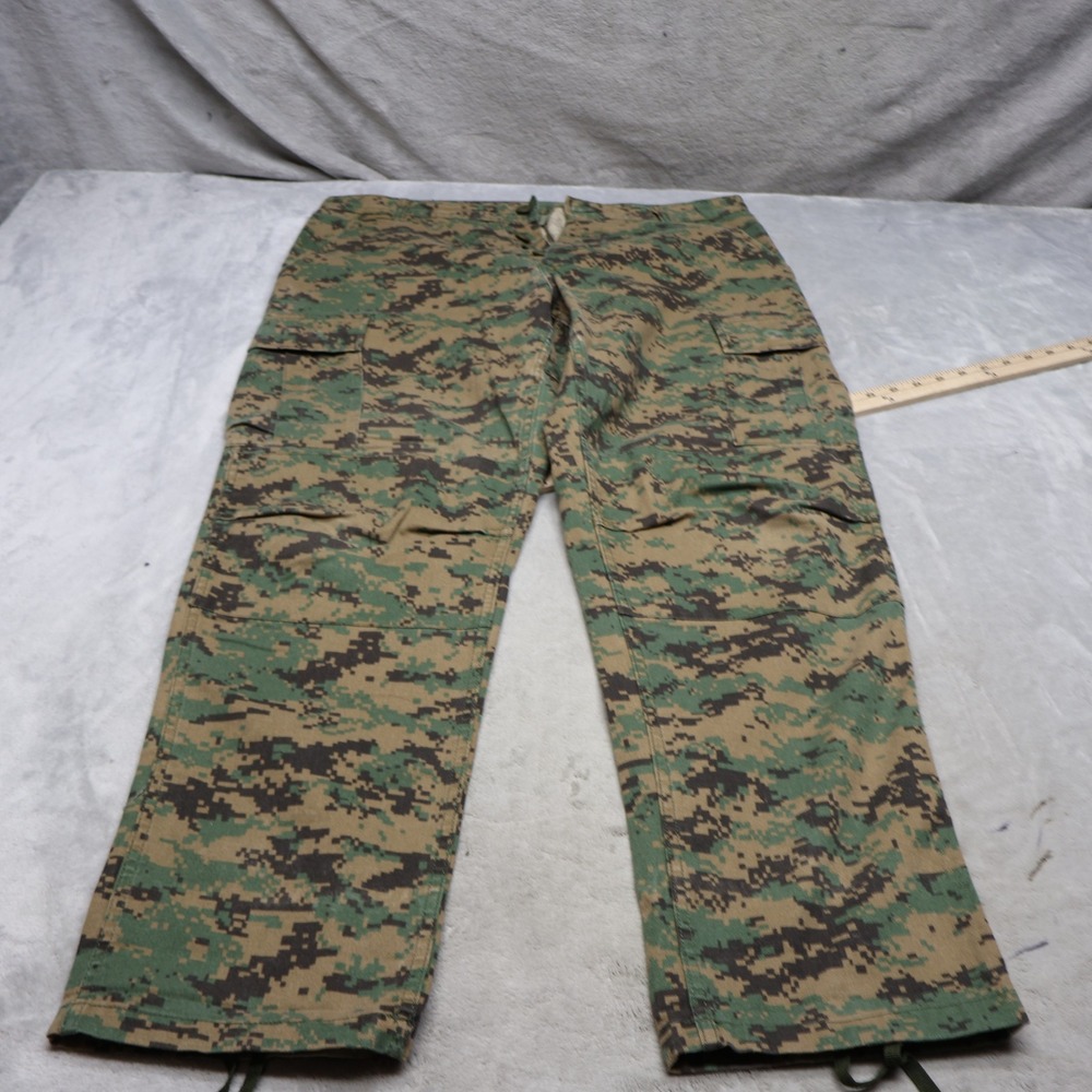 US Military Cargo Pants Mens Medium Camo MARPAT Tactical Utility Workwear 34x31